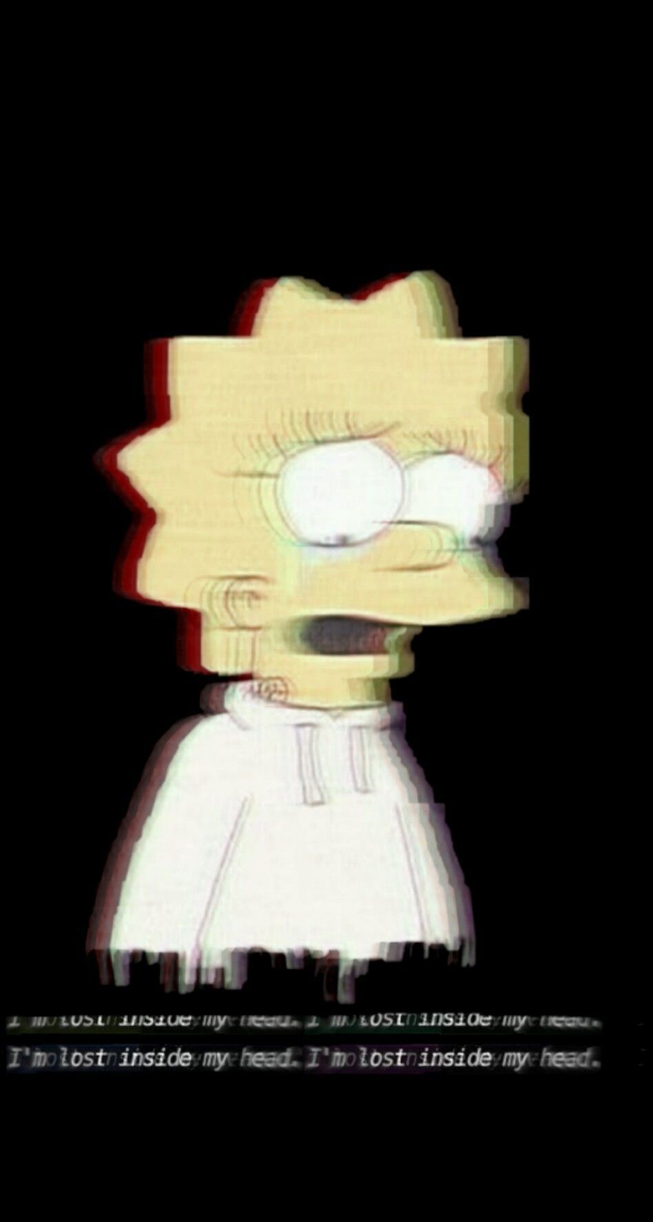 Sad Simpson Aesthetic Wallpaper