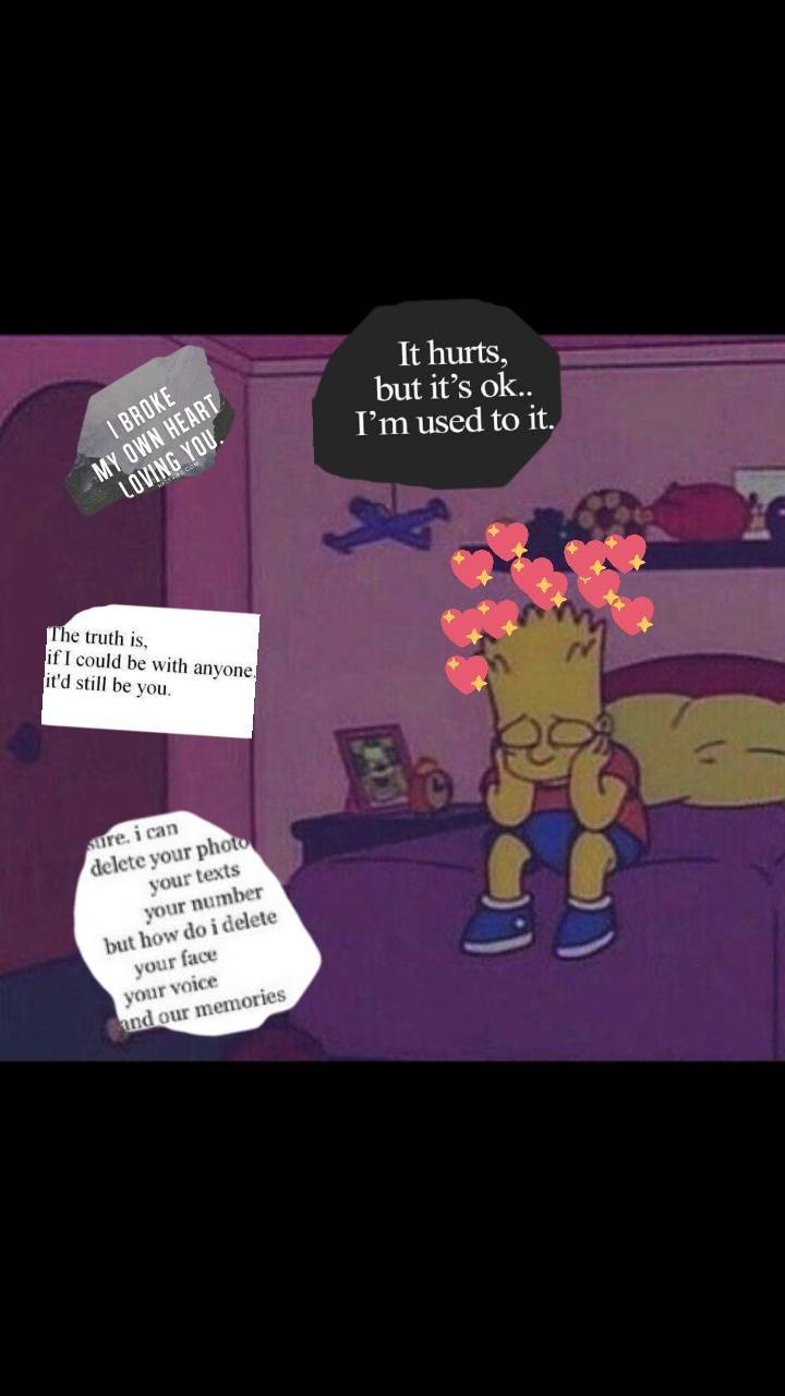 Top Ten Bart Simpson Sad Love Edit