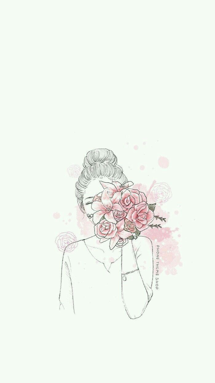 Photography iPhone Girl Drawing Wallpaper