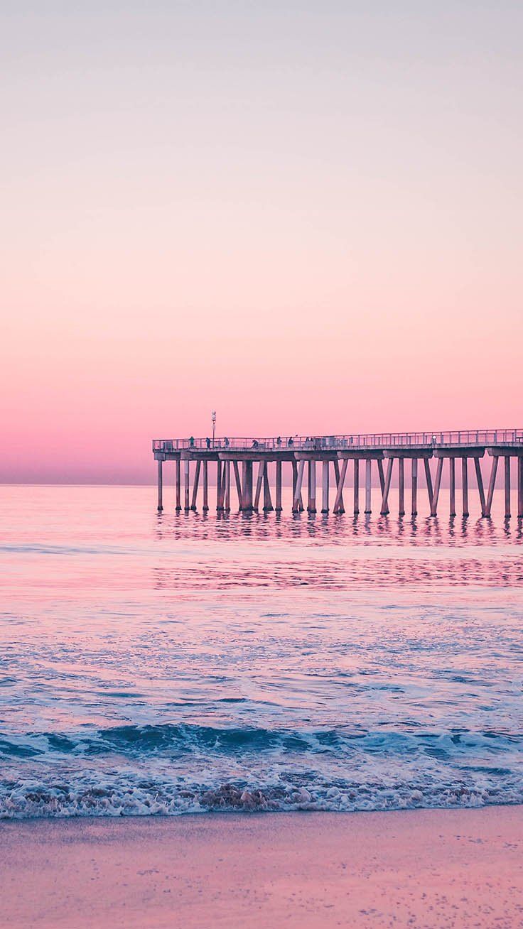 Aesthetic Pink Clouds And Sea Wallpapers Wallpaper Cave