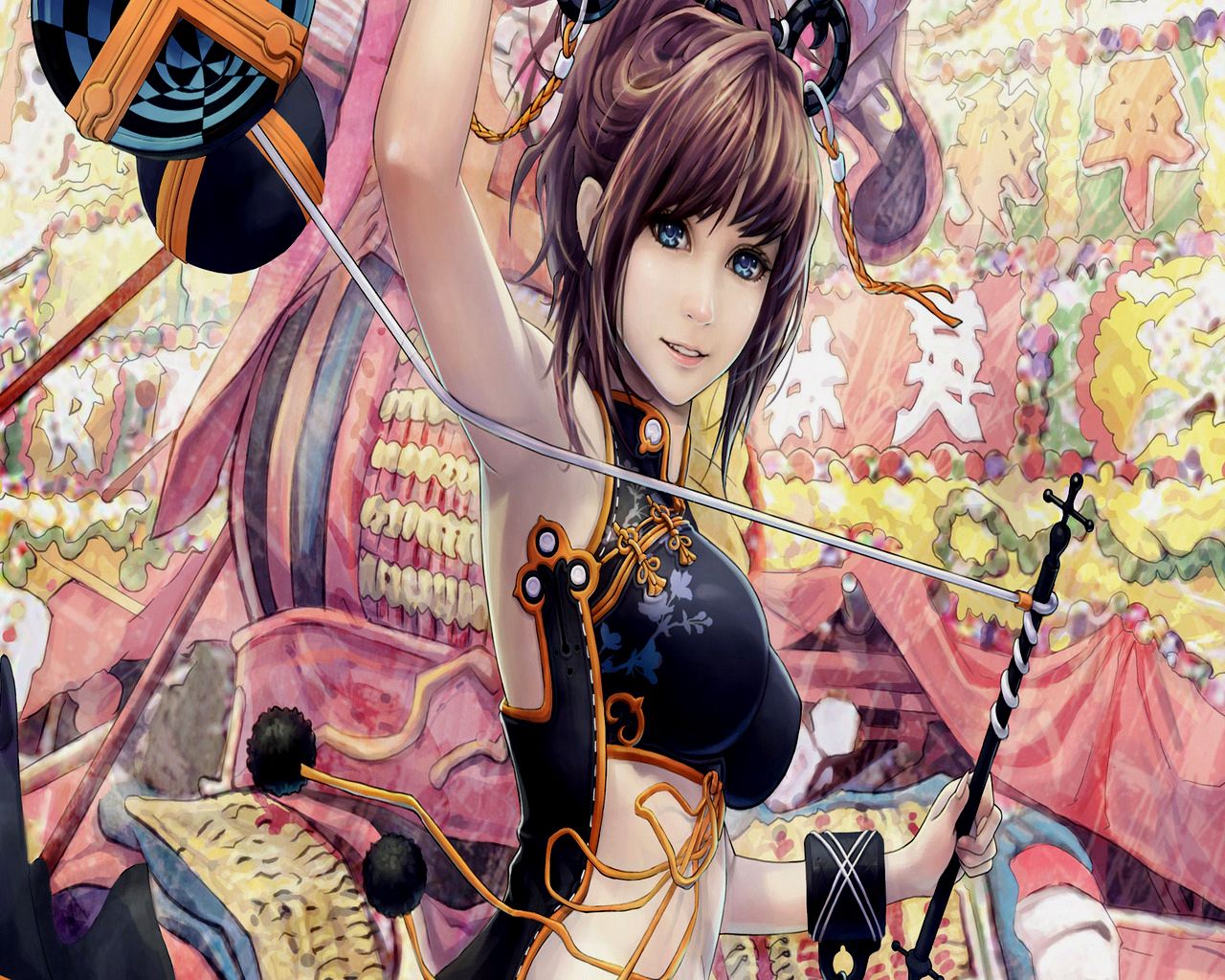 Anime Girl Wallpaperx1024