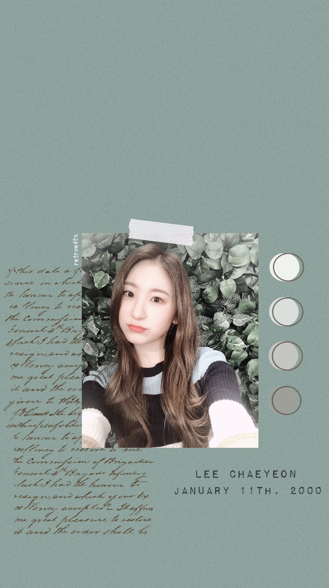 retro on. Chaeyeon, Japanese girl group, Aesthetic wallpaper