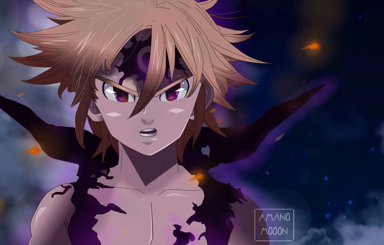 Wallpaper anime, The Seven Deadly Sins, by amanomoon, Nanatsu no