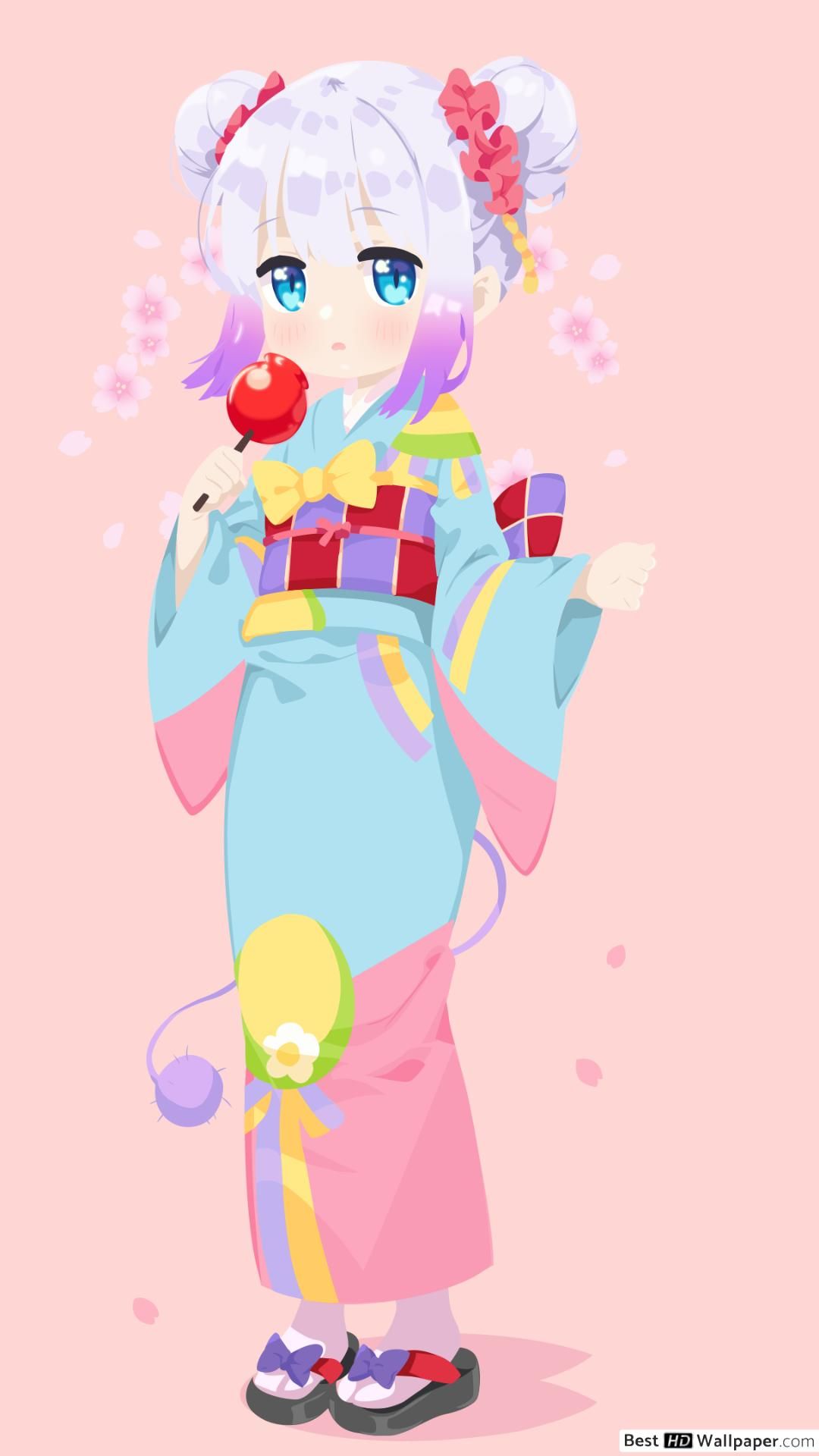 Miss Kobayashi's Dragon Maid Kamui (Vector) HD wallpaper