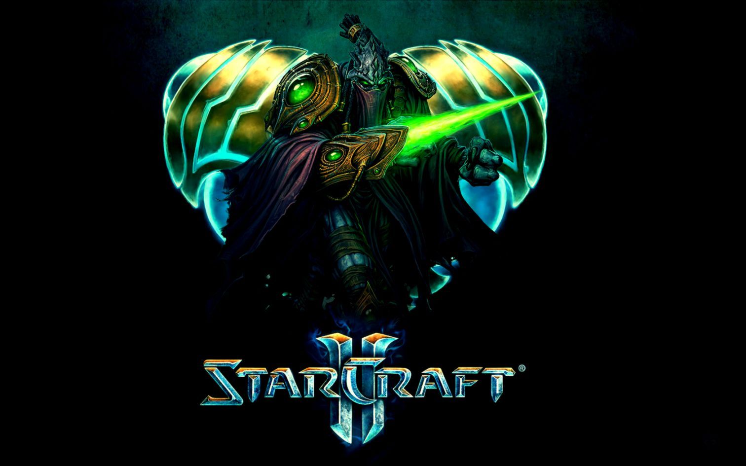 Starcraft Ii Protoss Logo Artwork Video Games Wallpaper