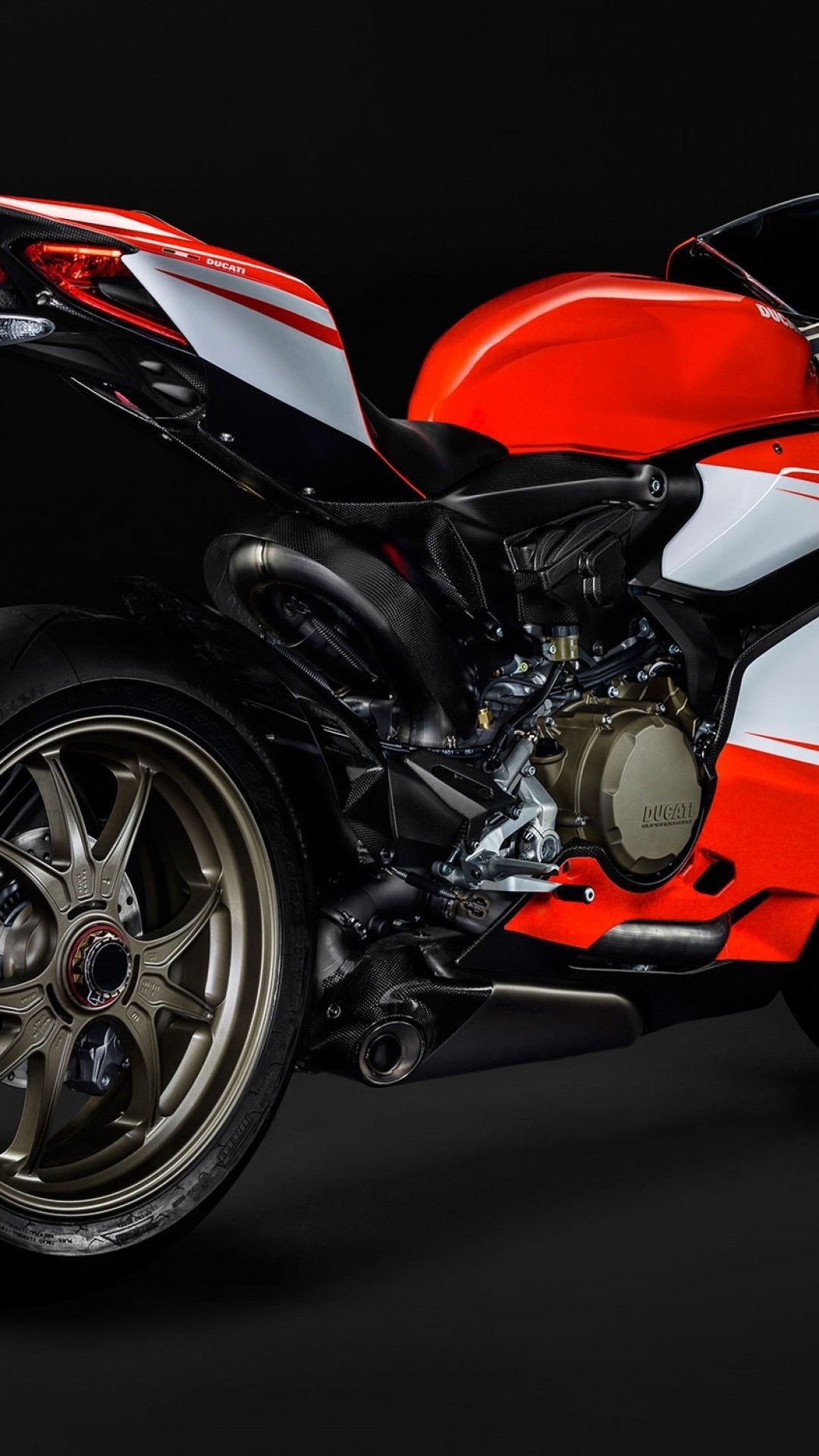 Download 1080x1920 Ducati 1199 Superleggera, Red, Side View
