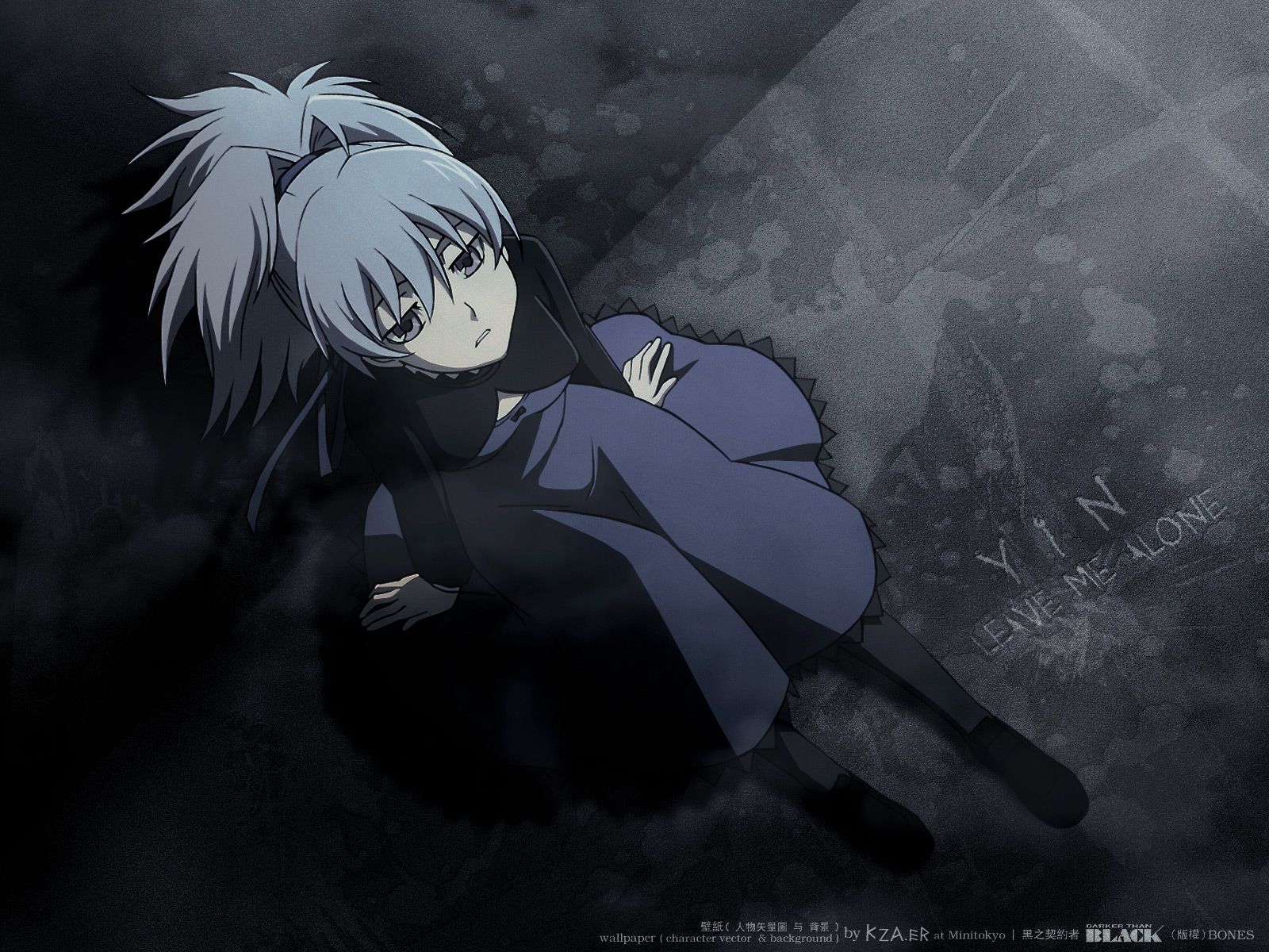 Desktop Wallpaper Darker than Black Anime
