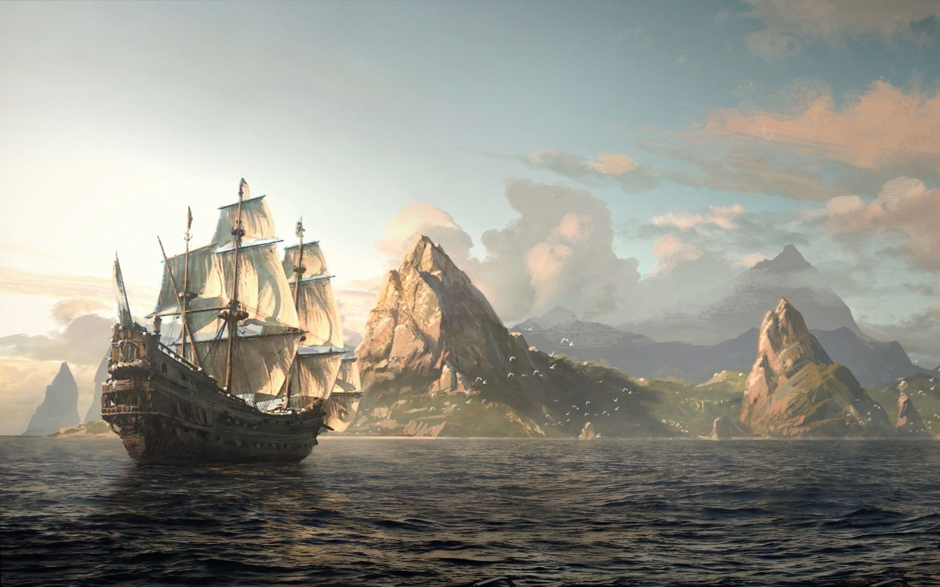 Pirate Ships Wallpaper