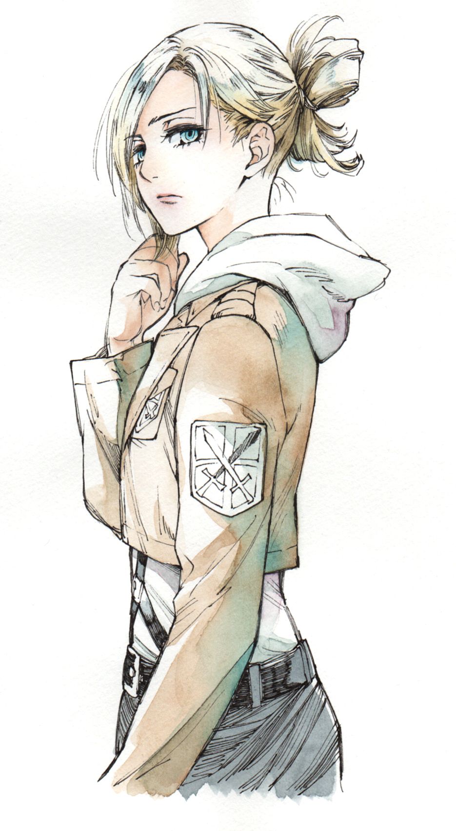 Annie Leonhardt Anime Girl Drawing Wallpaper & Background Download