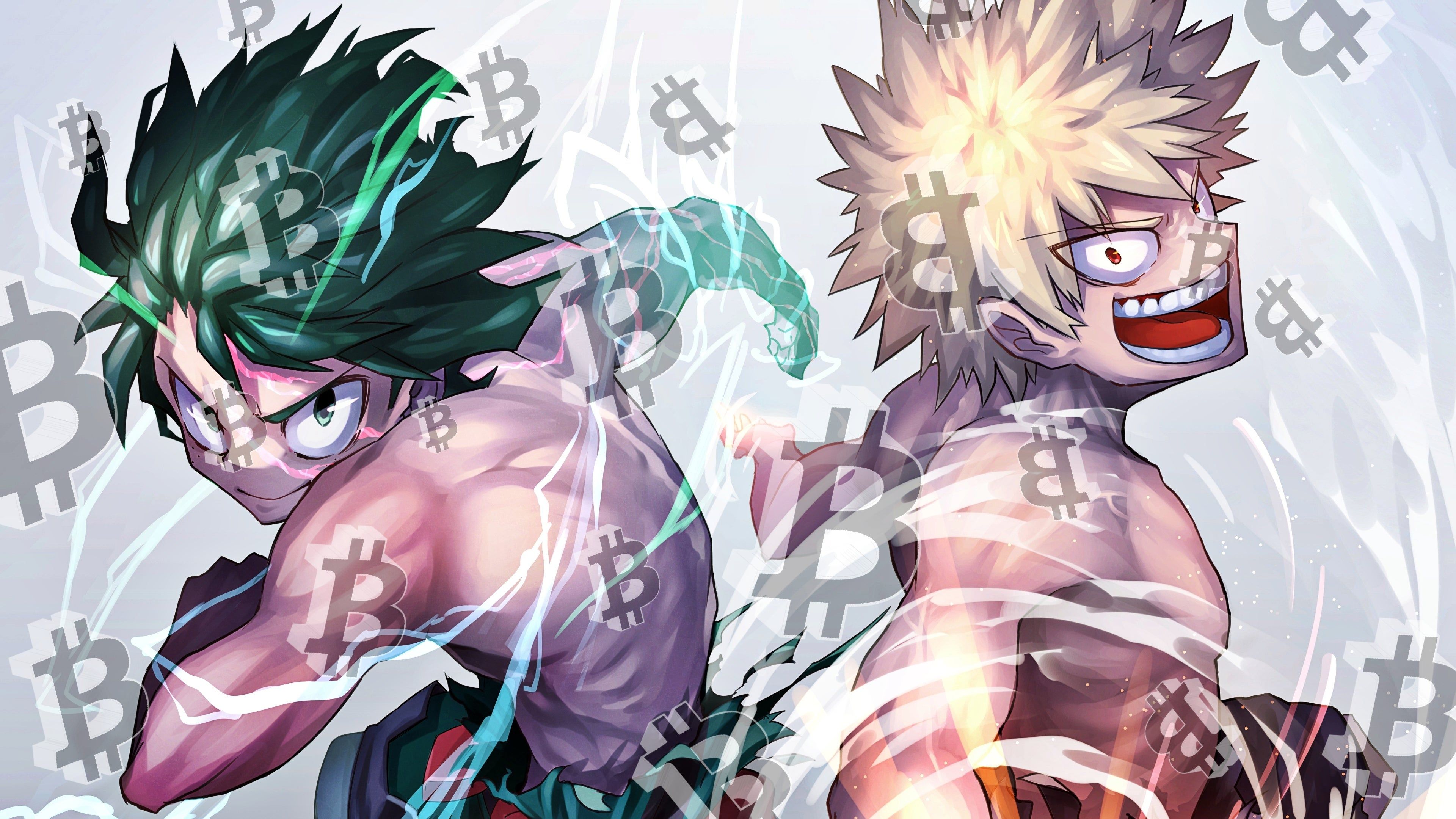 Bitcoins Everywhere Inverted Izuku Midoriya And Katsuki Bakugo My