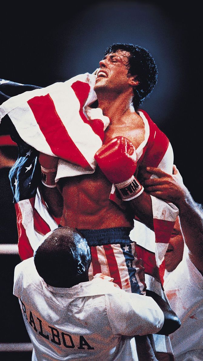 Rocky IV (1985) Phone Wallpaper. Rocky balboa, Rocky