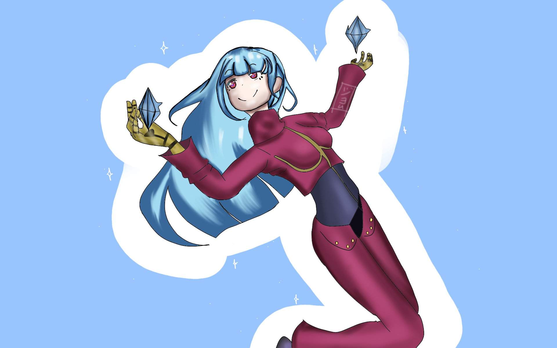 Kula Diamond Fanart.. Requested by Crimson moon Chang'e