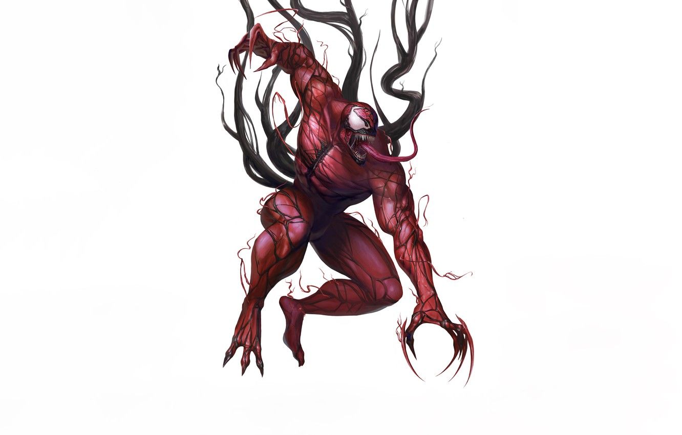 Wallpaper Carnage, Monster, Carnage, Venom, Art,
