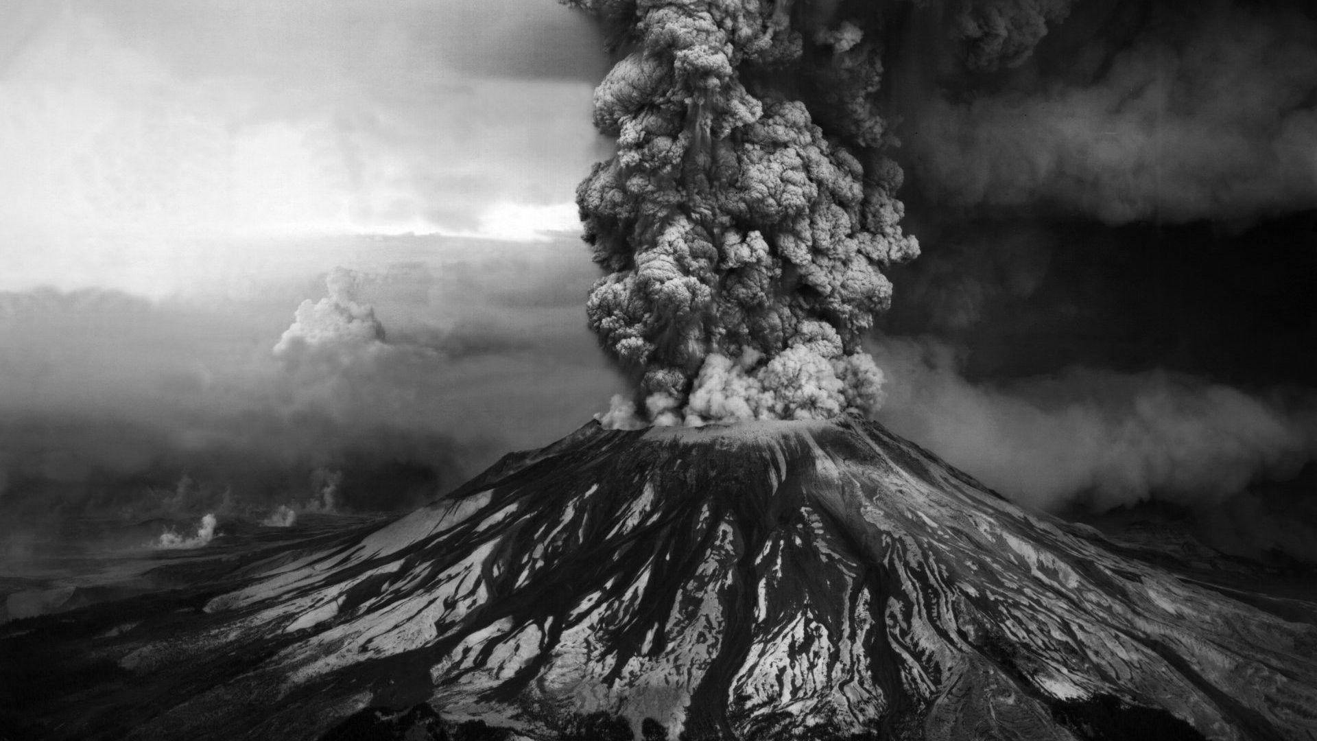Mount St. Helens Eruption [1920x1080]