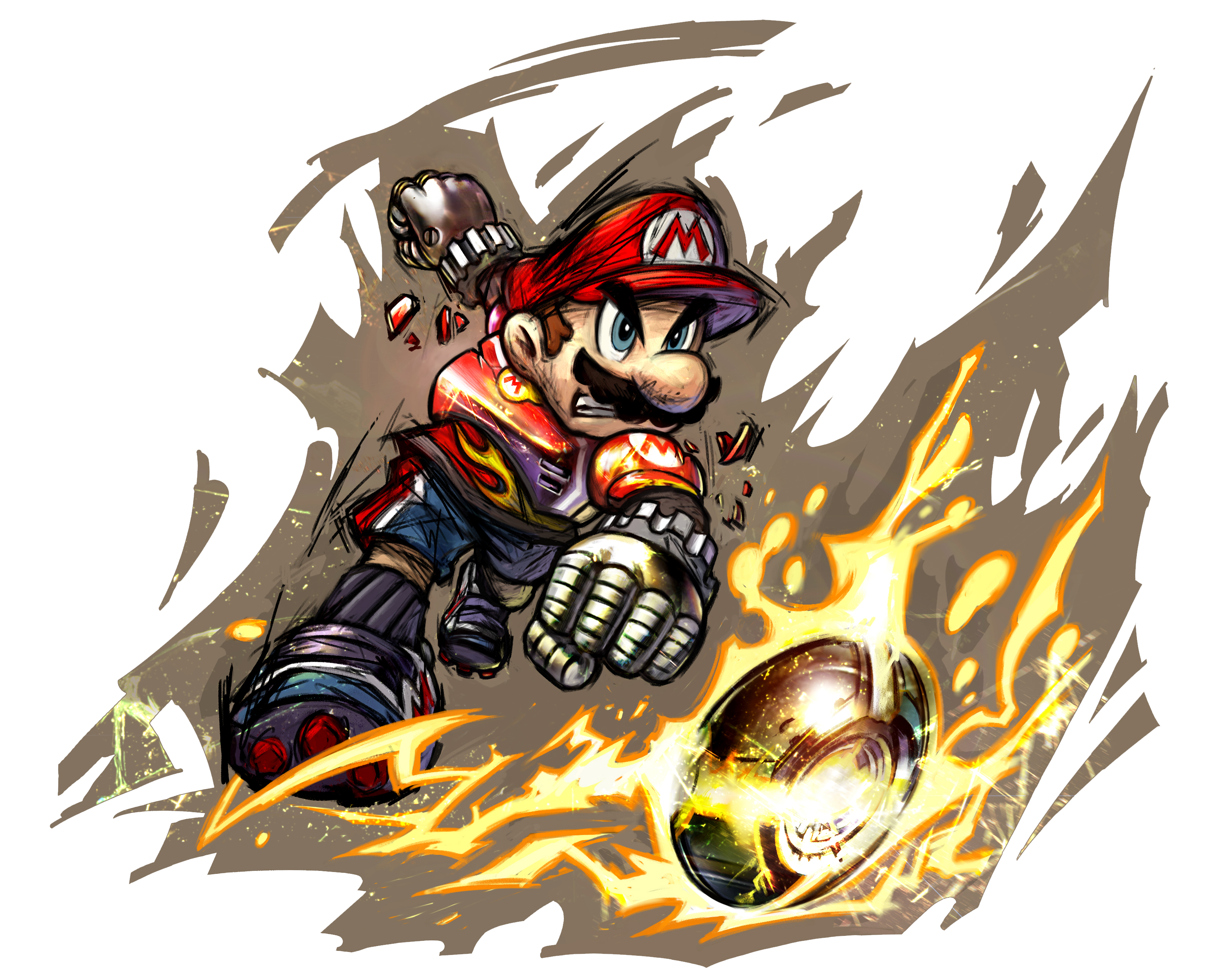 how to download super mario strikers pc