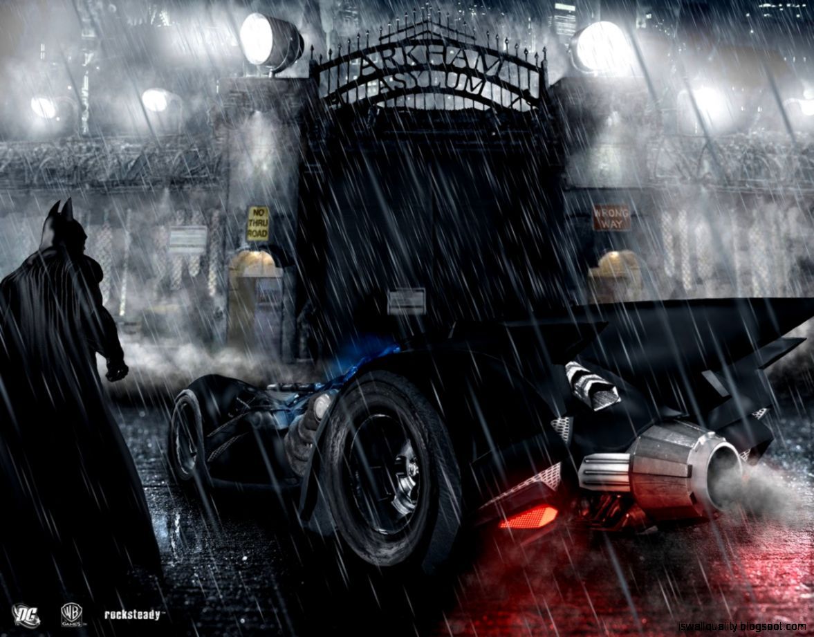 Arkham City Batmobile Batman Wallpaper