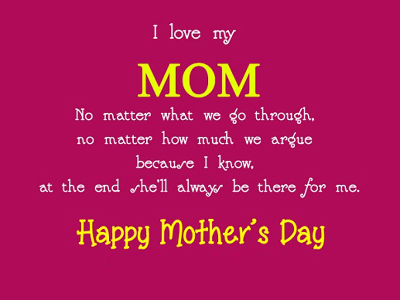 HD Wallpaper: Happy Mother's Day Quotes