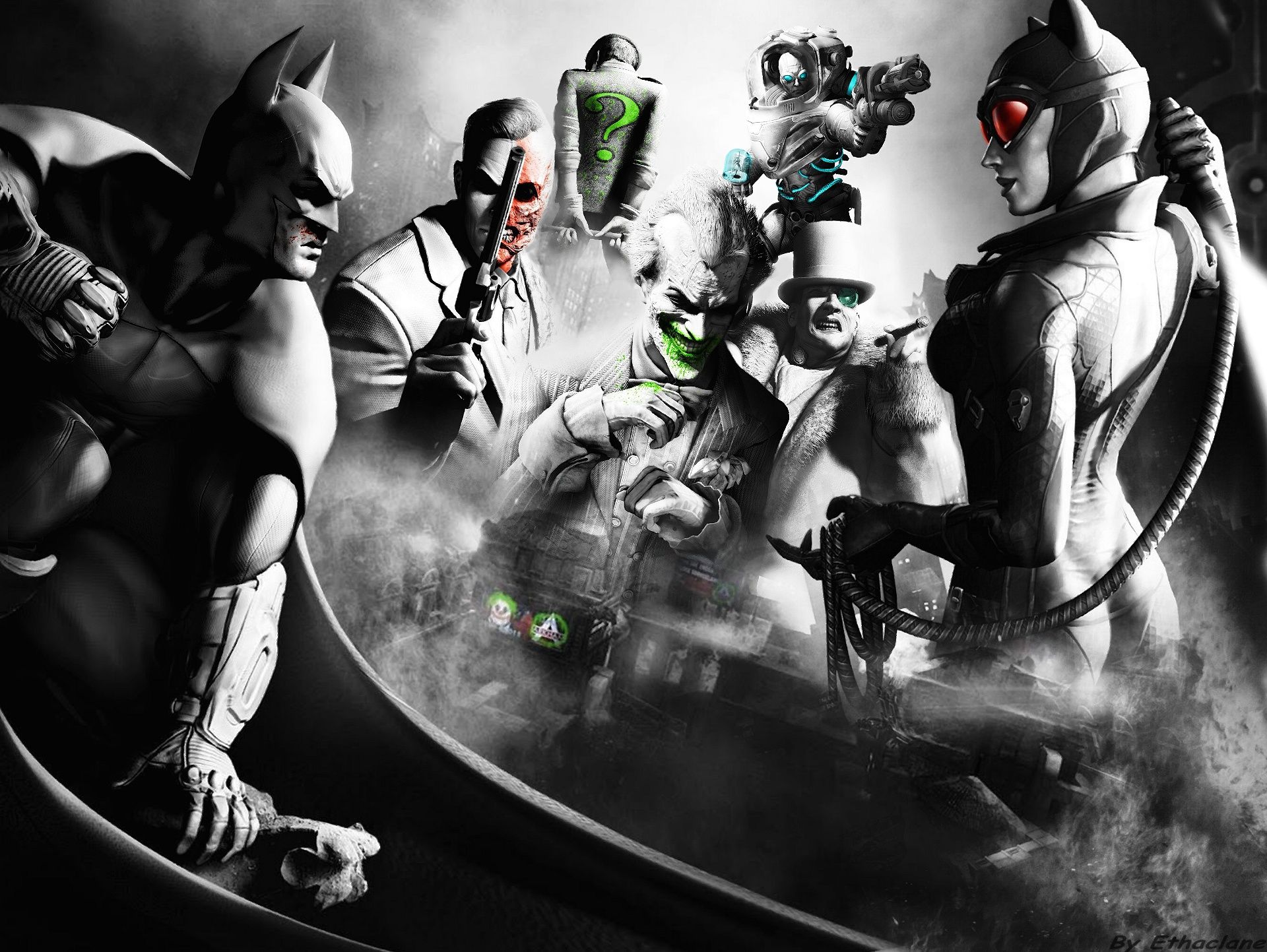 Free download Comic world Batman Arkham City Wallpaper 1920x1443