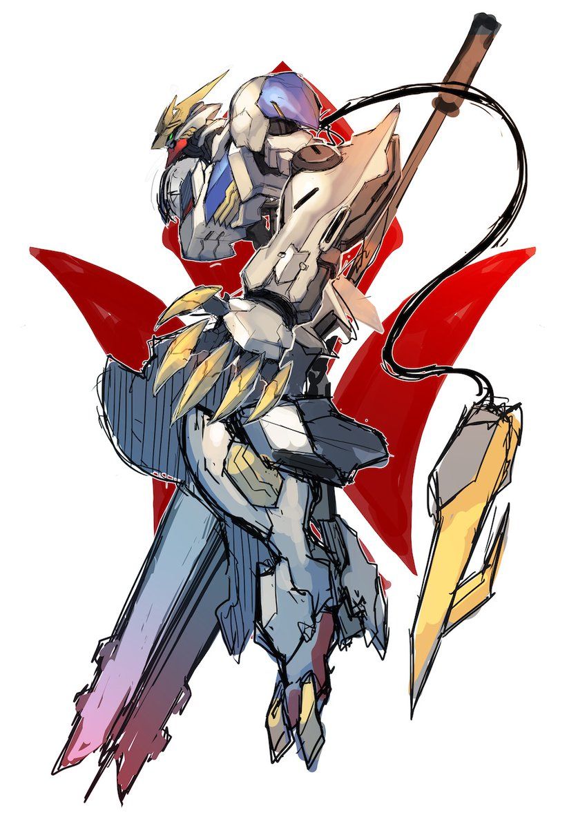 Embedded image. Gundam iron blooded orphans, Gundam art, Gundam