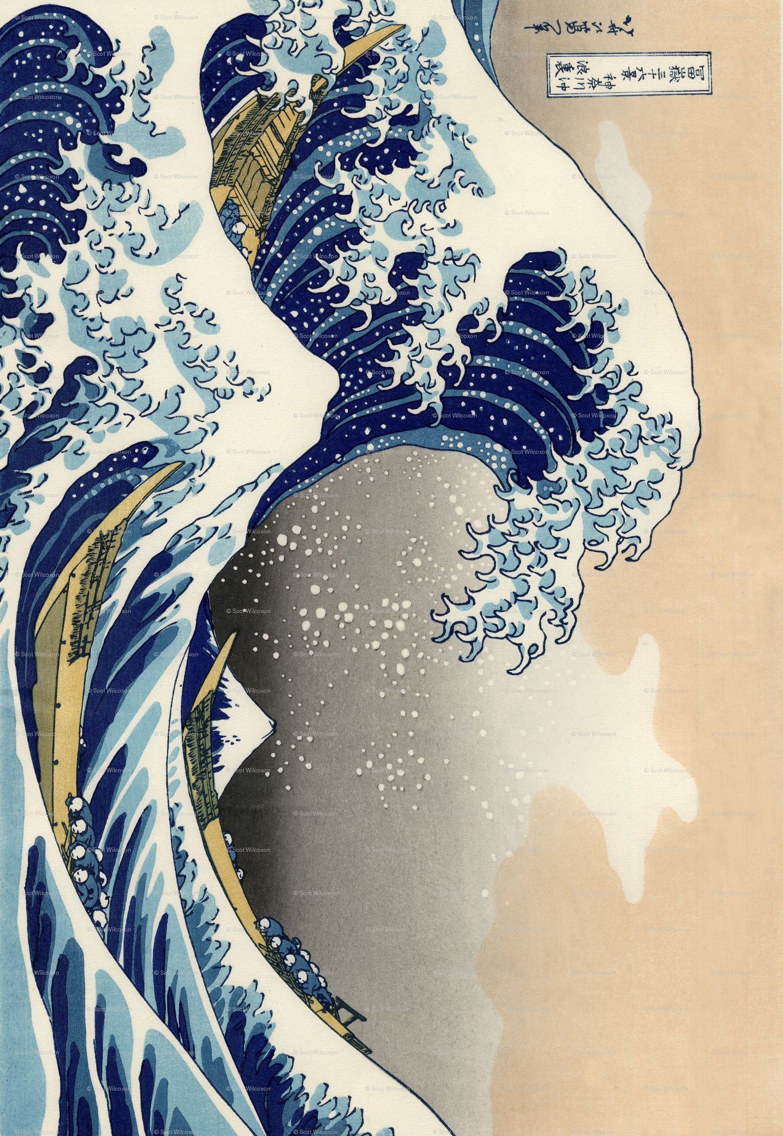 The Great Wave Off Kanagawa Hd Wallpaper