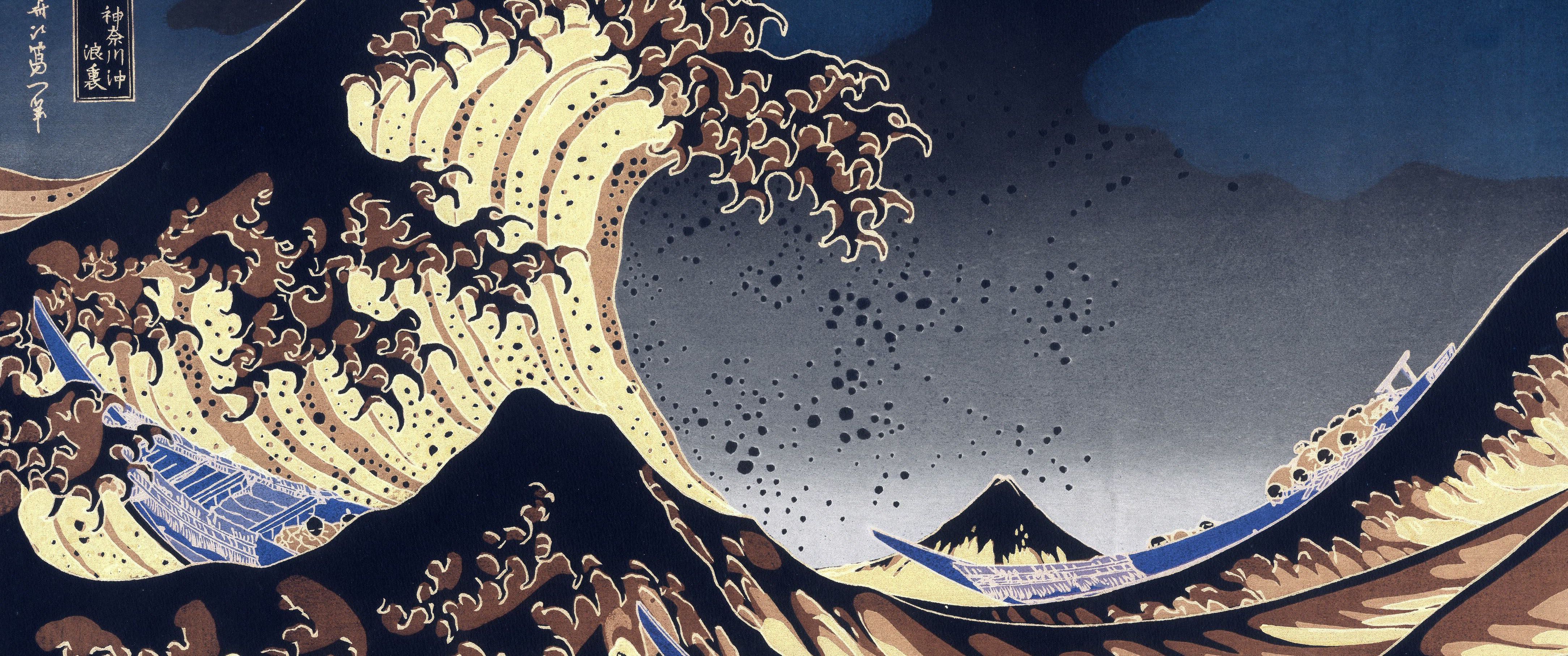 The Great Wave Off Kanagawa Wallpaper 1920×1080 - Картинки рисунки