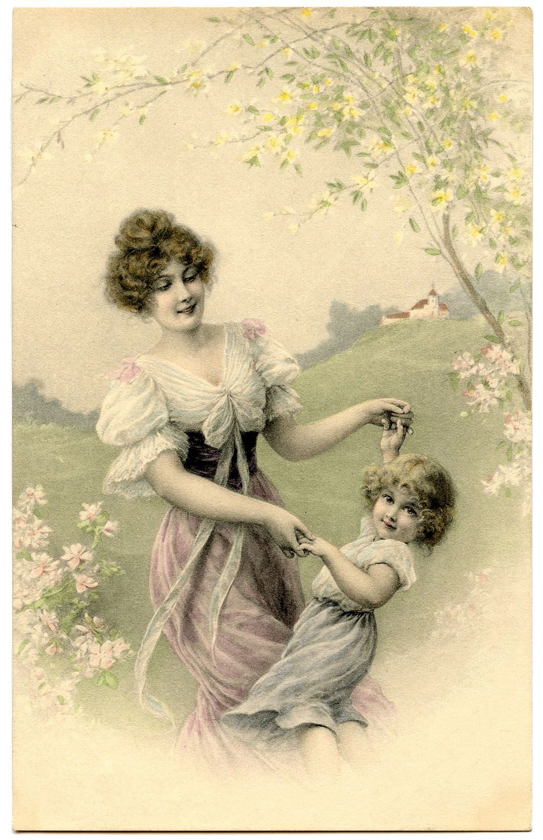 Free Vintage Mother's Day Image! Graphics Fairy