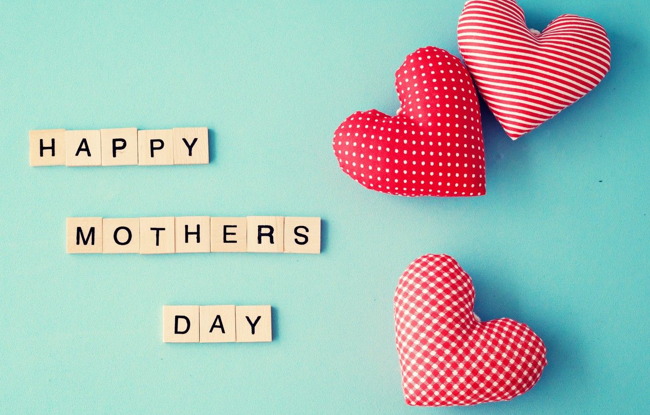 Wallpaper love, happy, heart, mom, Mother's Day image for desktop
