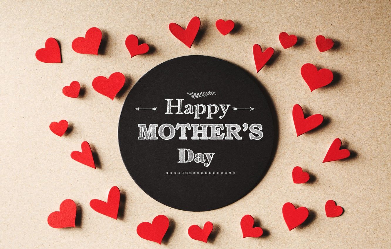 Wallpaper love, Mother's Day, happy, heart, mom image for desktop