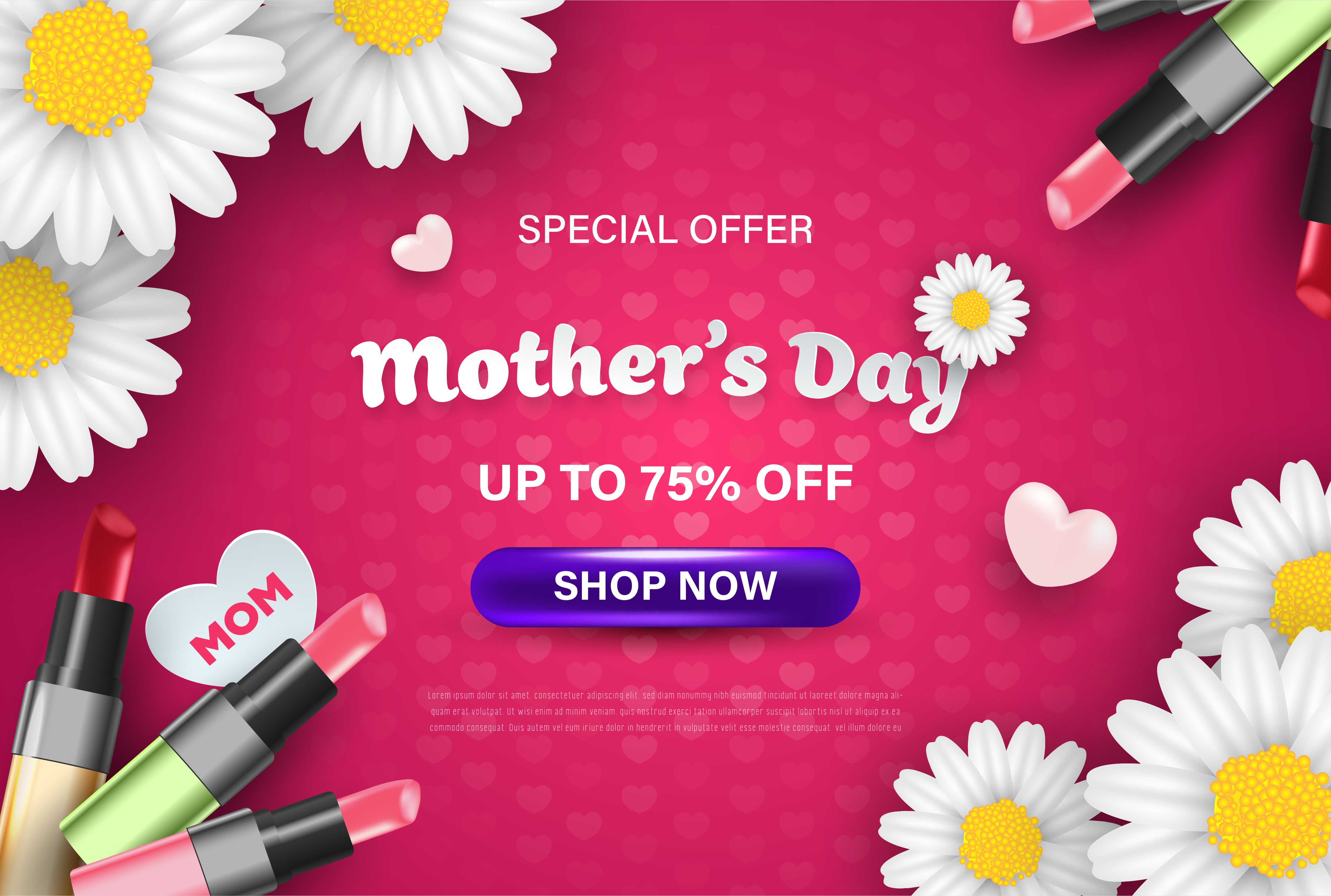 Happy Mother's Day Sale Celebration Wallpaper Free