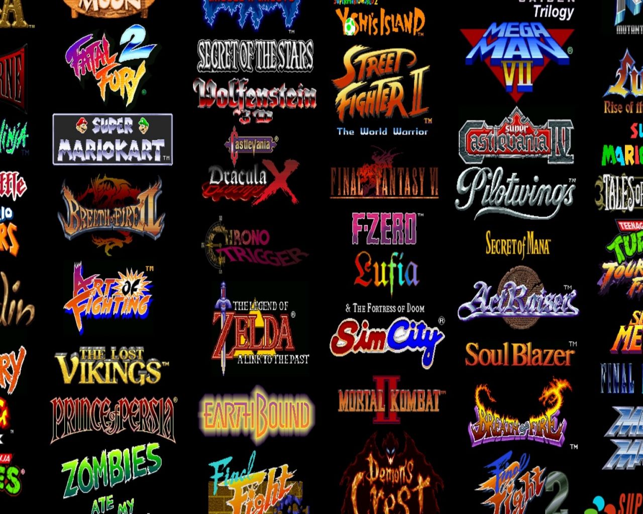 Free download Video games super nintendo retro games wallpaper