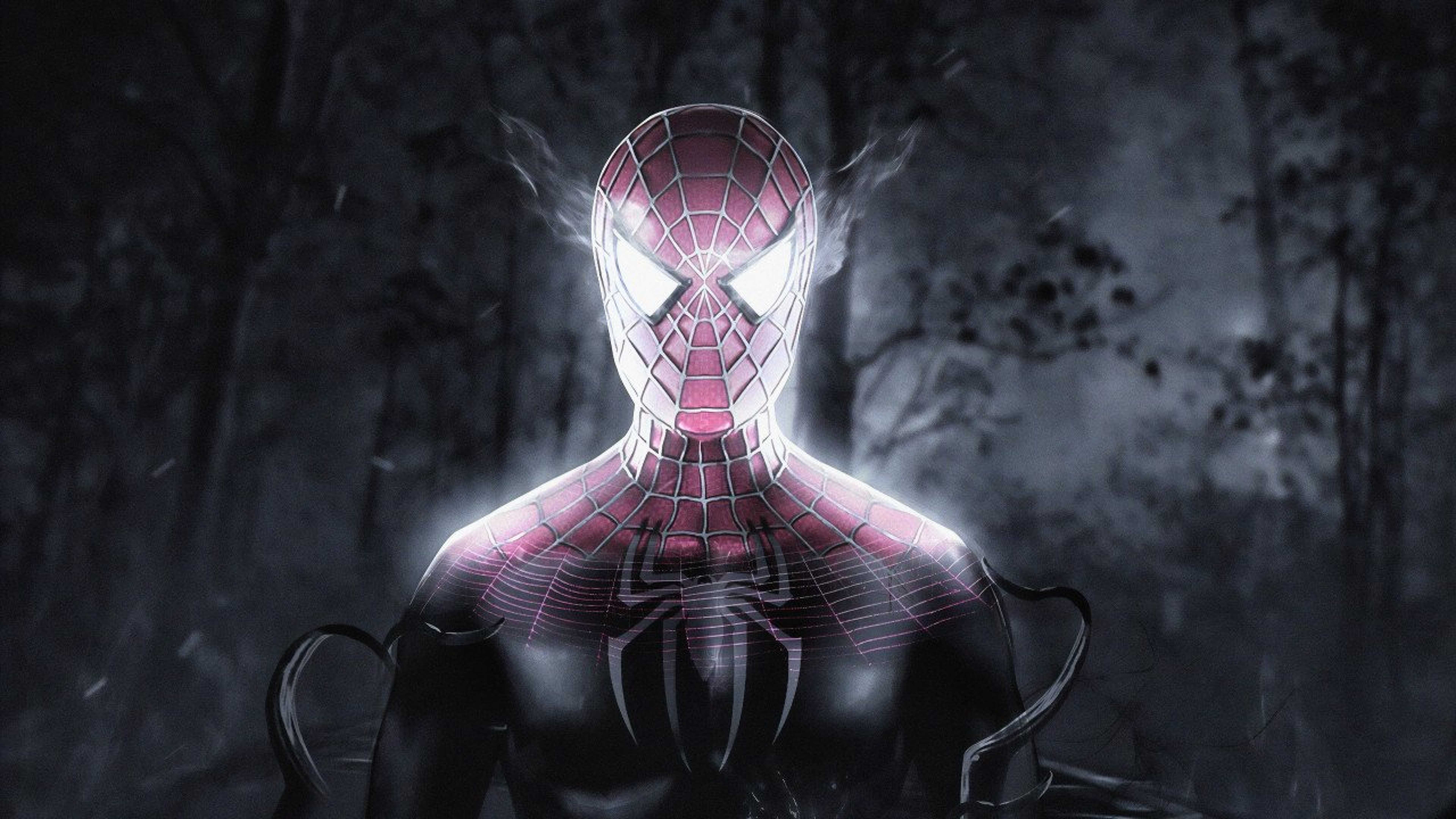 Spiderman Inside Venom HD Wallpaper (7680x4320)