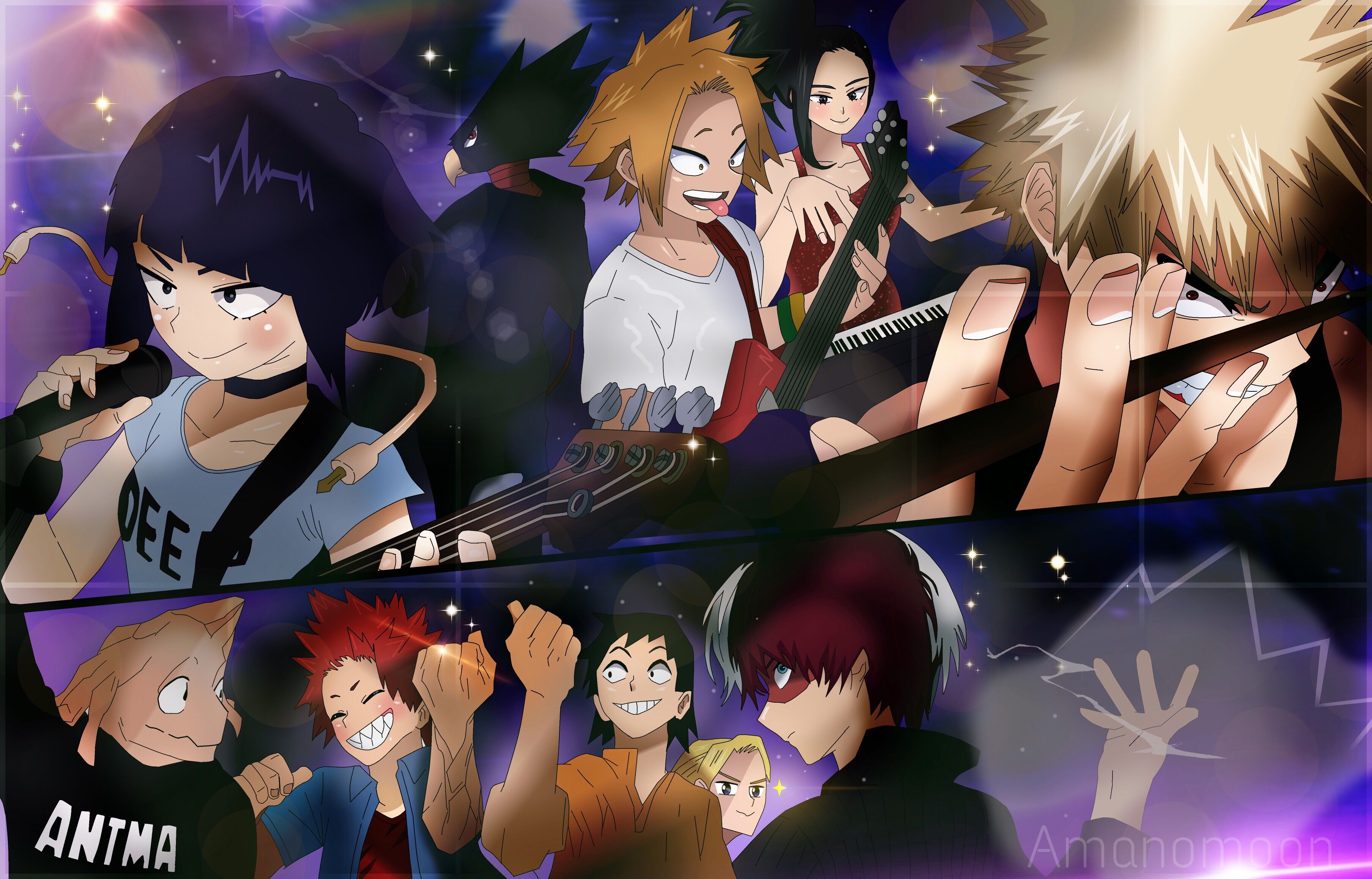 Kirishima And Tokoyami Wallpapers Wallpaper Cave