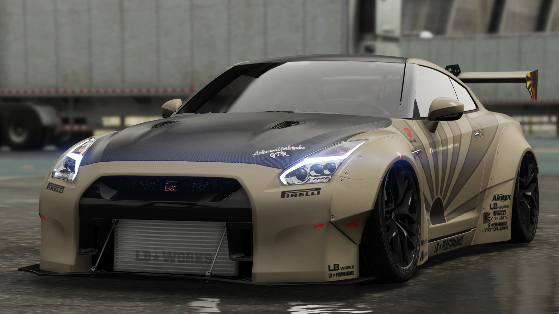 Nissan GTR (Reference from Liberty Walk)