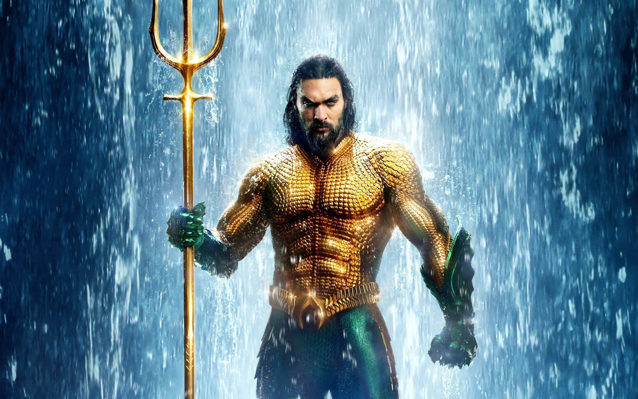 Download 2560x1600 Jason Momoa, Aquaman Wallpaper for MacBook Pro