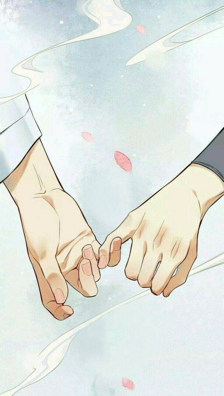 Holding Hands Romantic Anime Wallpaper .wallpaperaccess.com