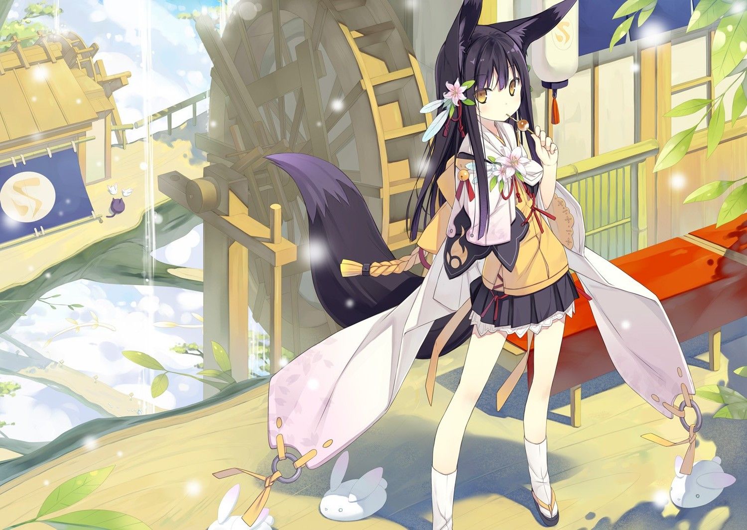fox Girl, Anime Girls Wallpaper HD / Desktop and Mobile Background