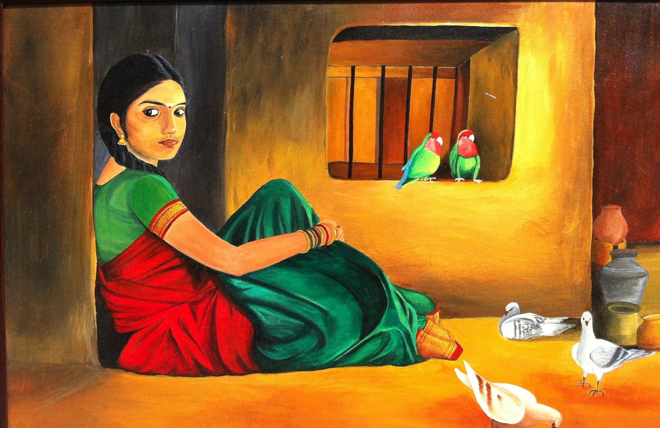 Woman Canvas Painting. Explore collection