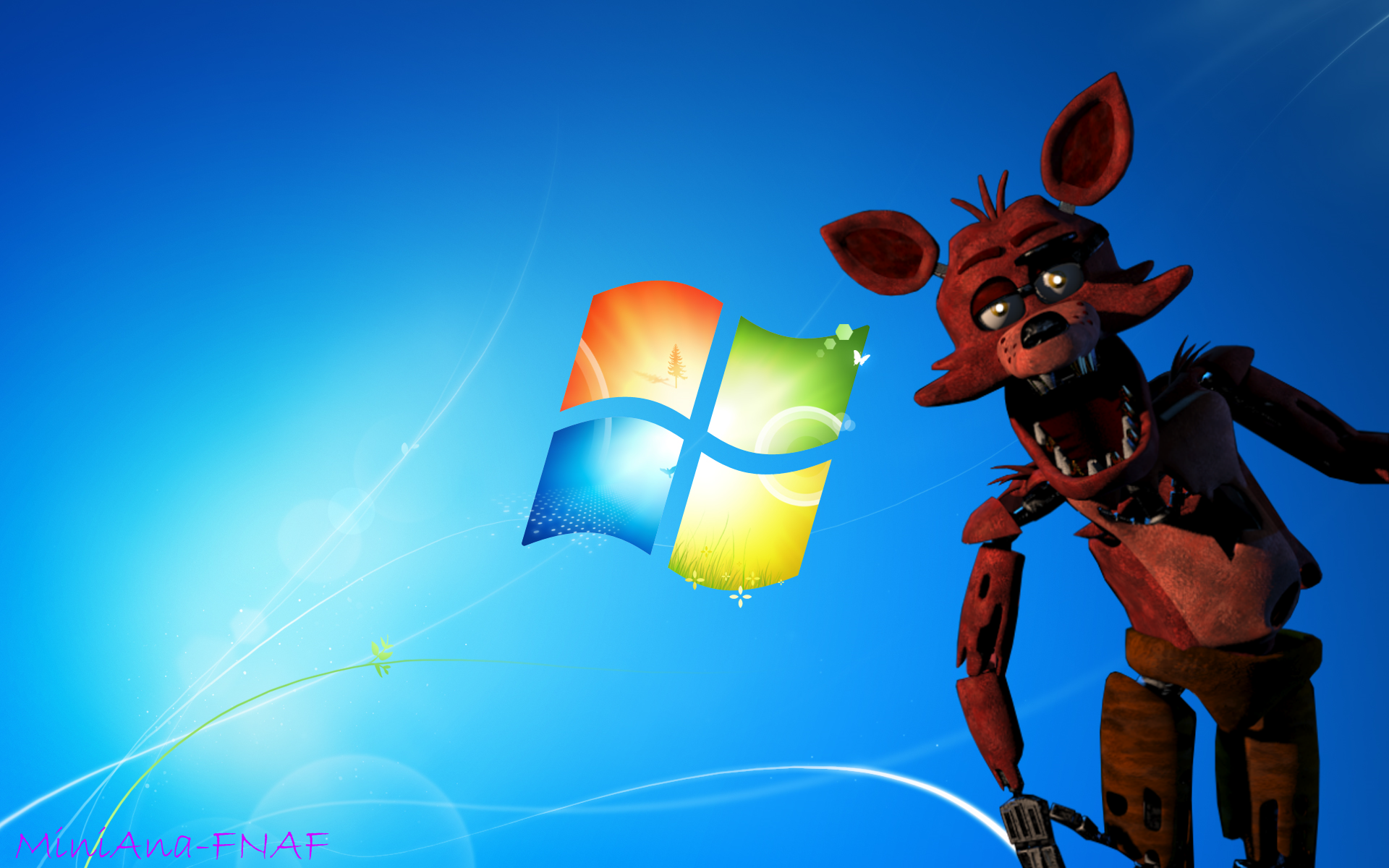 Foxy Desktop Background. Beautiful