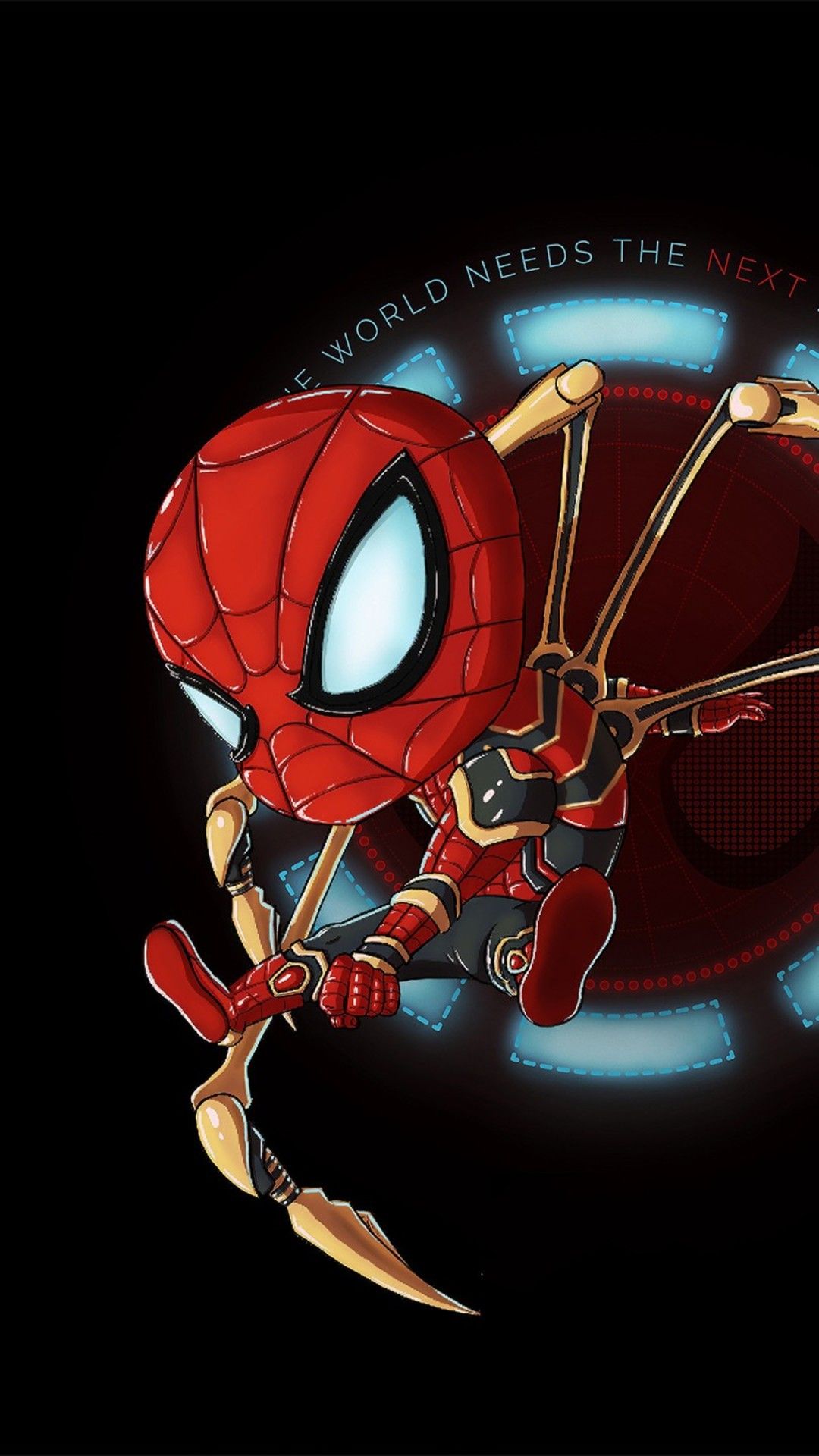 Chibi Iron Spider Man