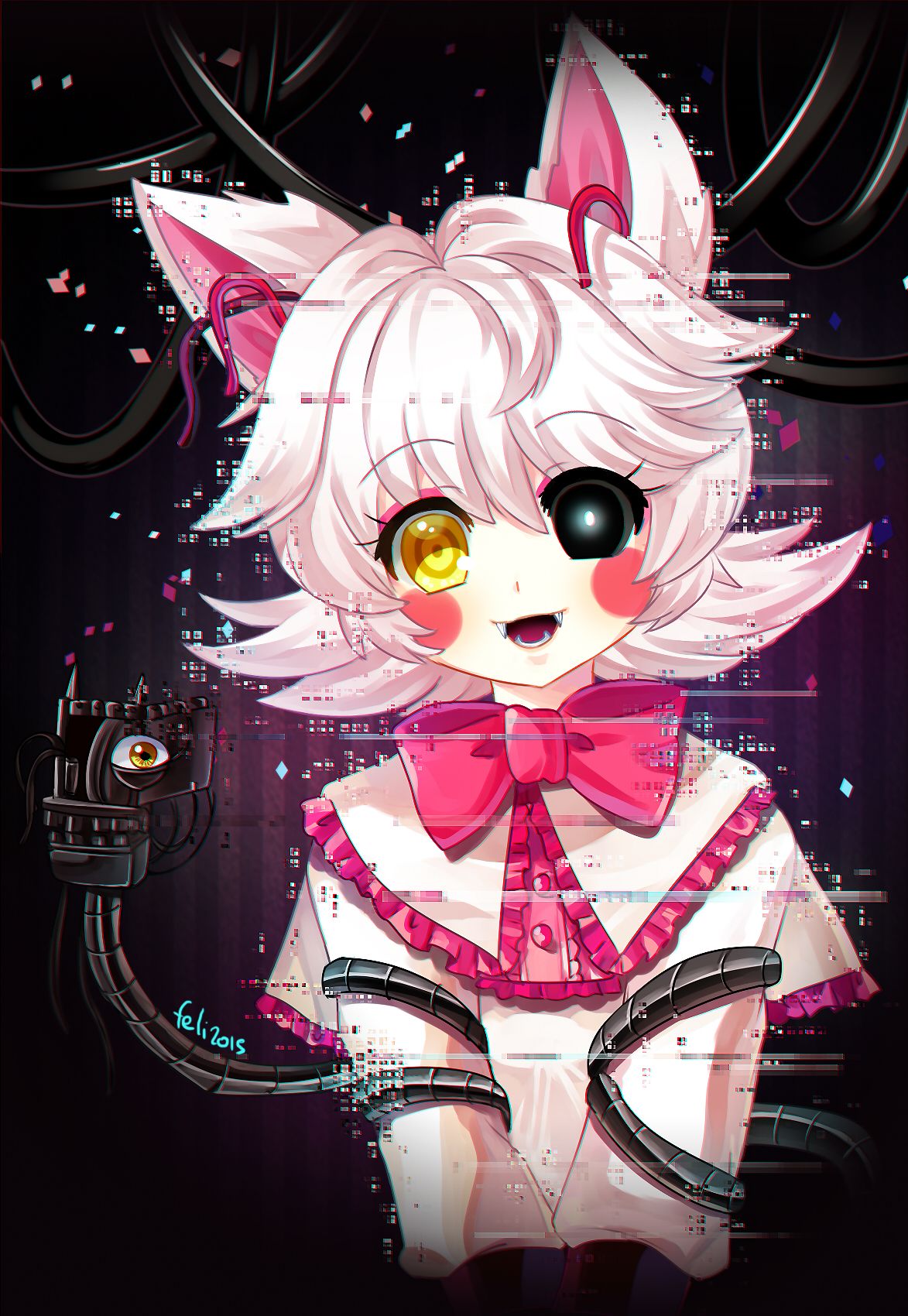 Mangle Five Nights At Freddy's Anime Wallpaper