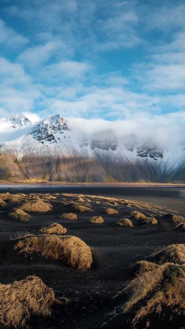 Iceland Blue Sky Nature HD Wallpaper (720x1280)