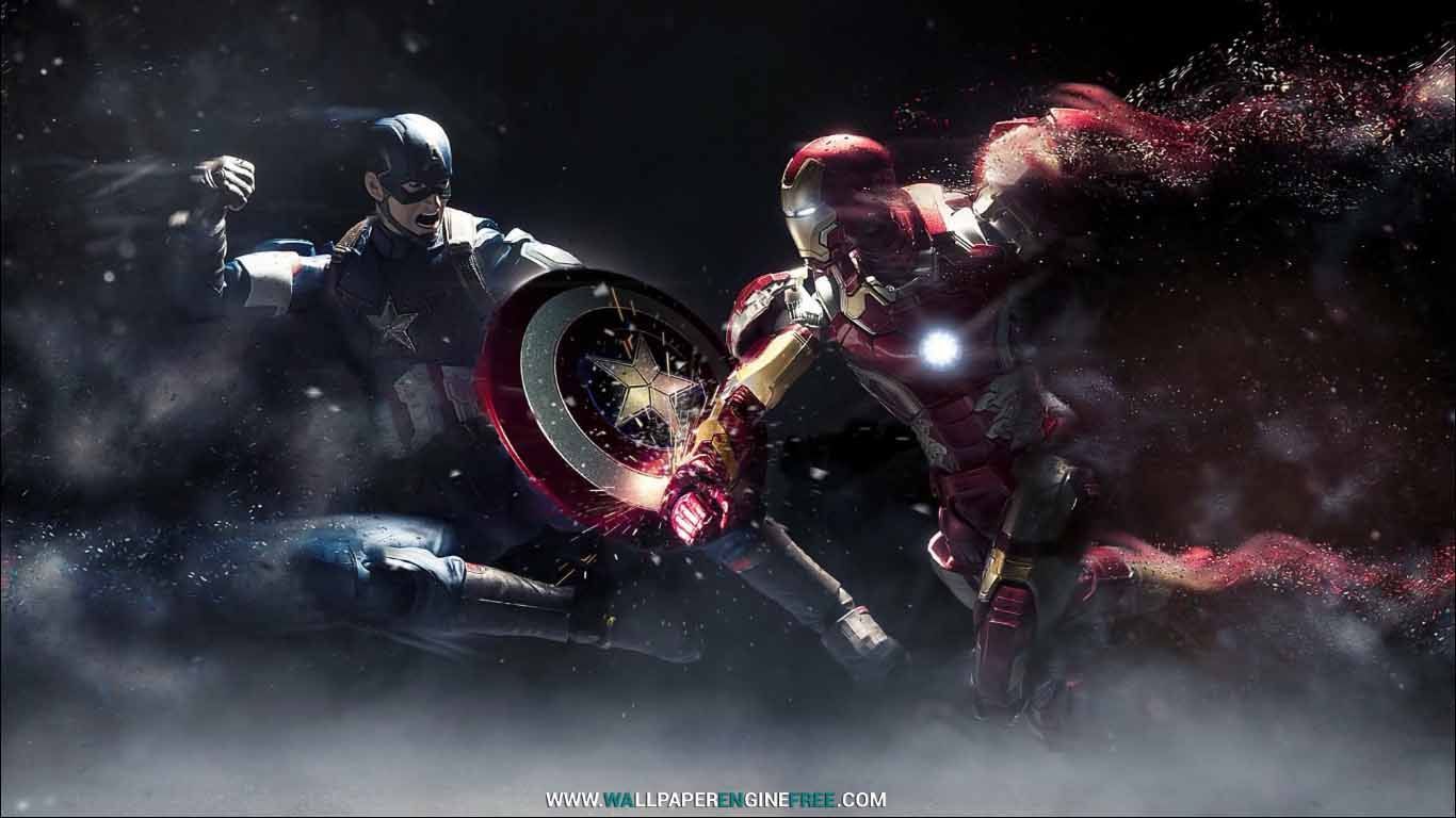 Superhero Troops HD Desktop Wallpaper. Captain america wallpaper