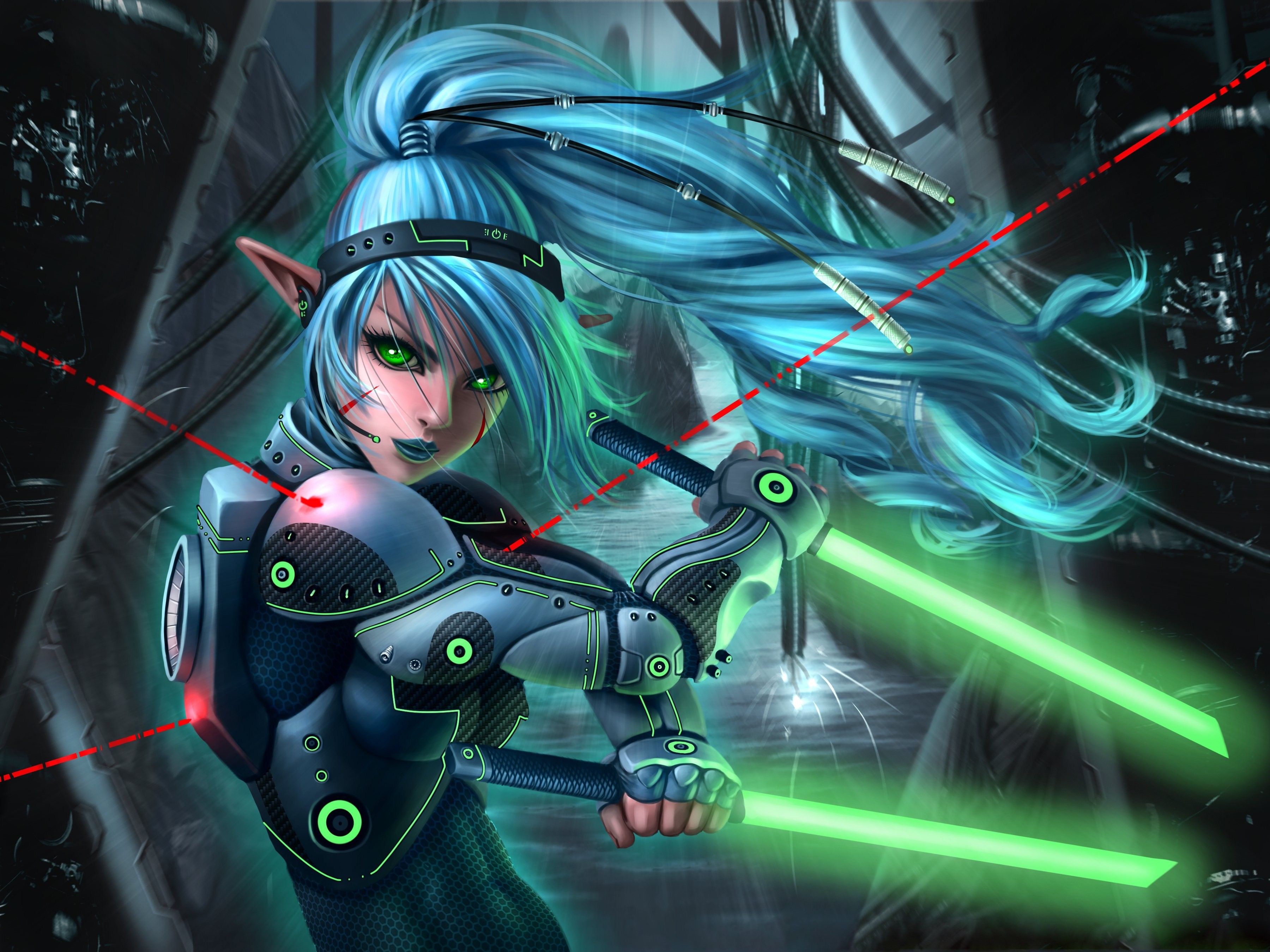  Cyborg  Anime  Warrior HD Wallpapers Wallpaper Cave