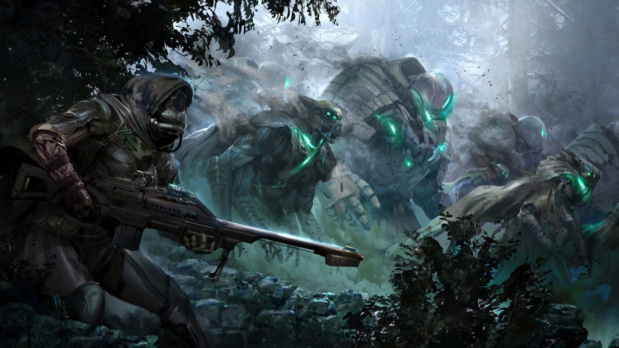 DESTINY Warrior Robot Sci Fi Mecha G Wallpaperx1080