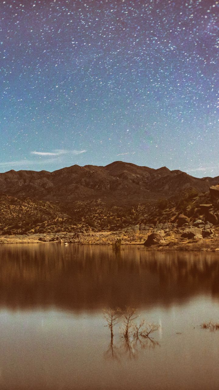 Sky Full Of Stars Nature Landscape 5k Moto G, X Xperia Z1