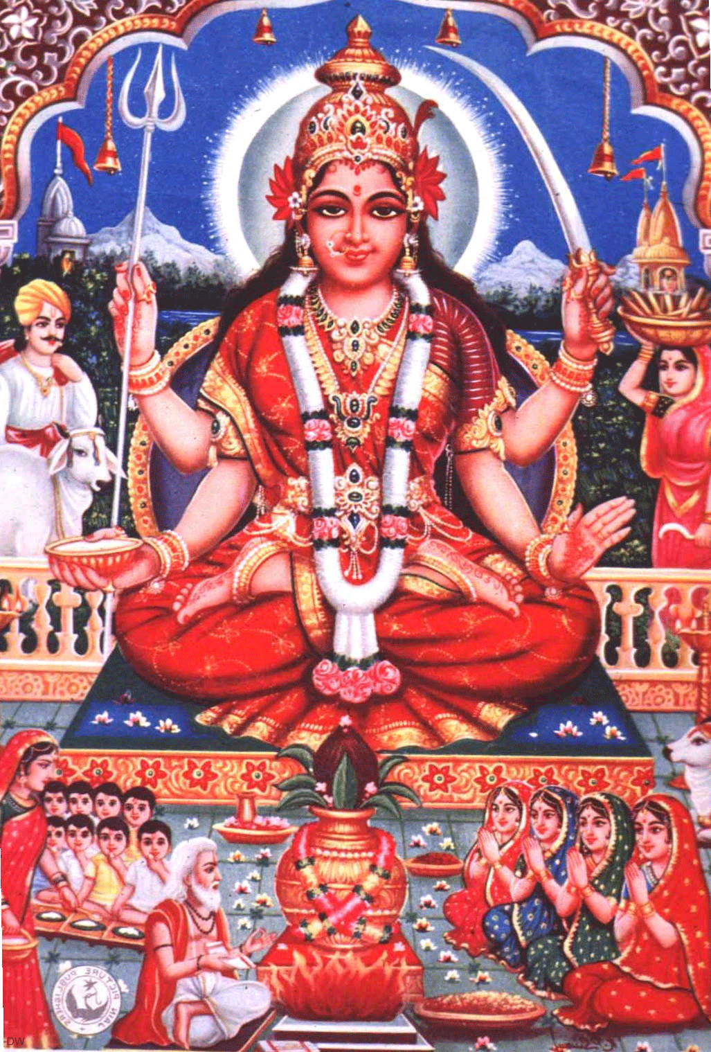 Santoshi Mata Live Wallpaper Santoshi Maa, HD Wallpaper