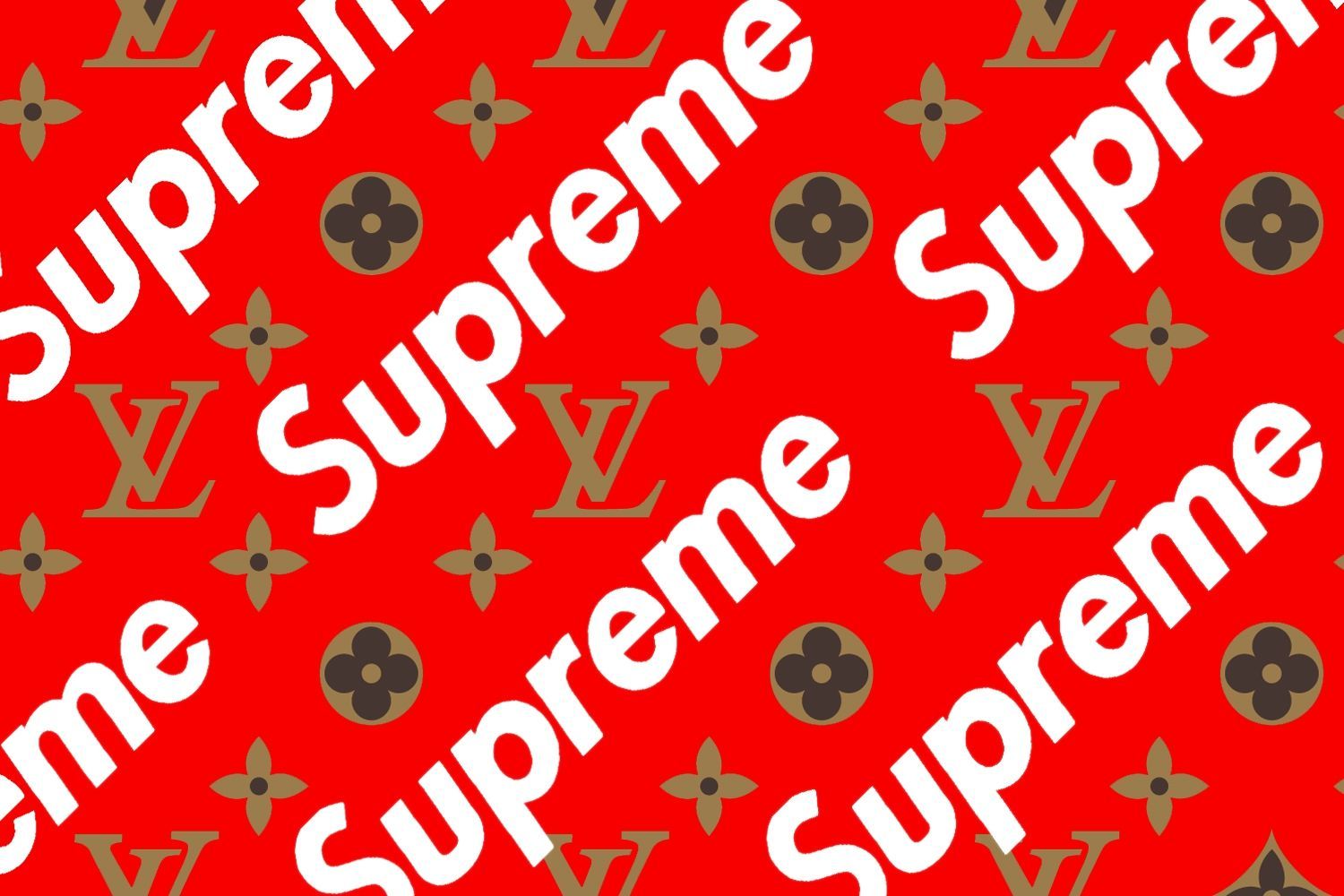 Supreme for Louis Vuitton. Supreme wallpaper, Nike