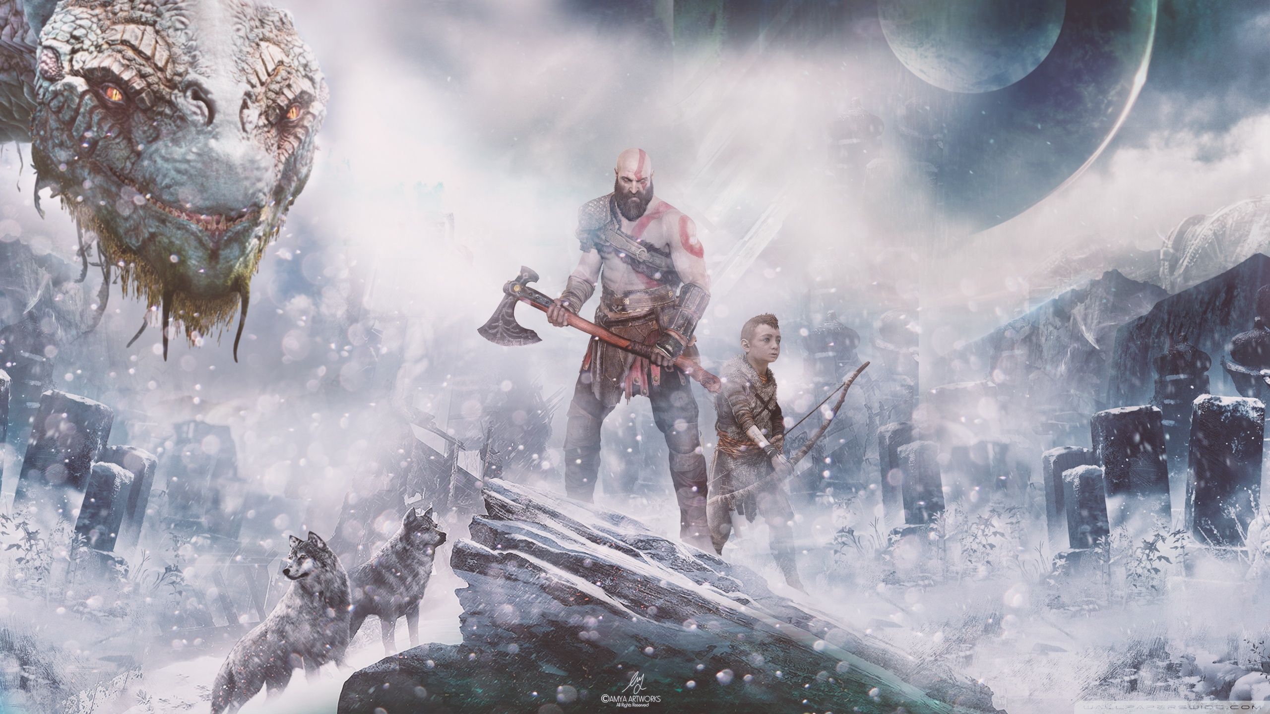God of War Ragnarok Sled Clash Gaming Wallpaper HD Games 4K Wallpapers  Images and Background  Wallpapers Den