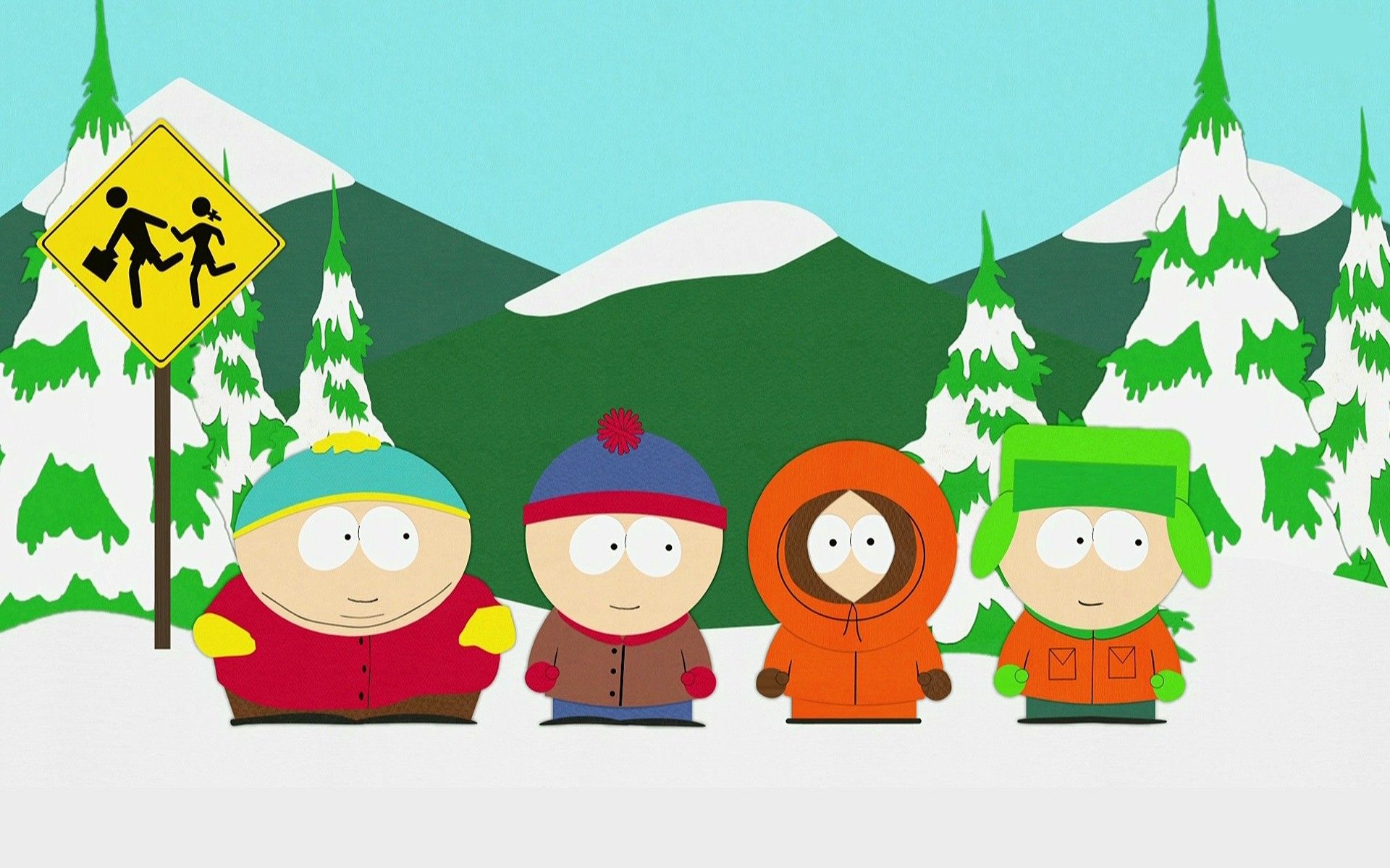 south, Park, Eric, Cartman, Stan, Marsh, Kenny, Mccormick, Kyle