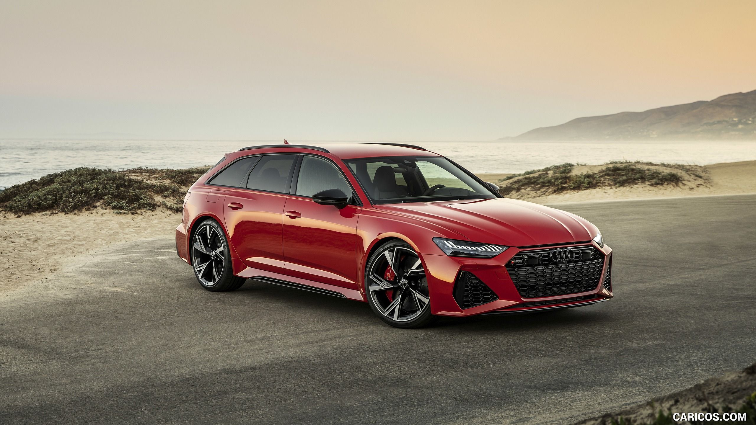 Audi RS 6 Avant (Color: Tango Red). HD Wallpaper